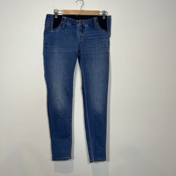 Isabel Under Belly Maternity Skinny Jeans Stretch Denim Pants Size 4 - Picture 7 of 9